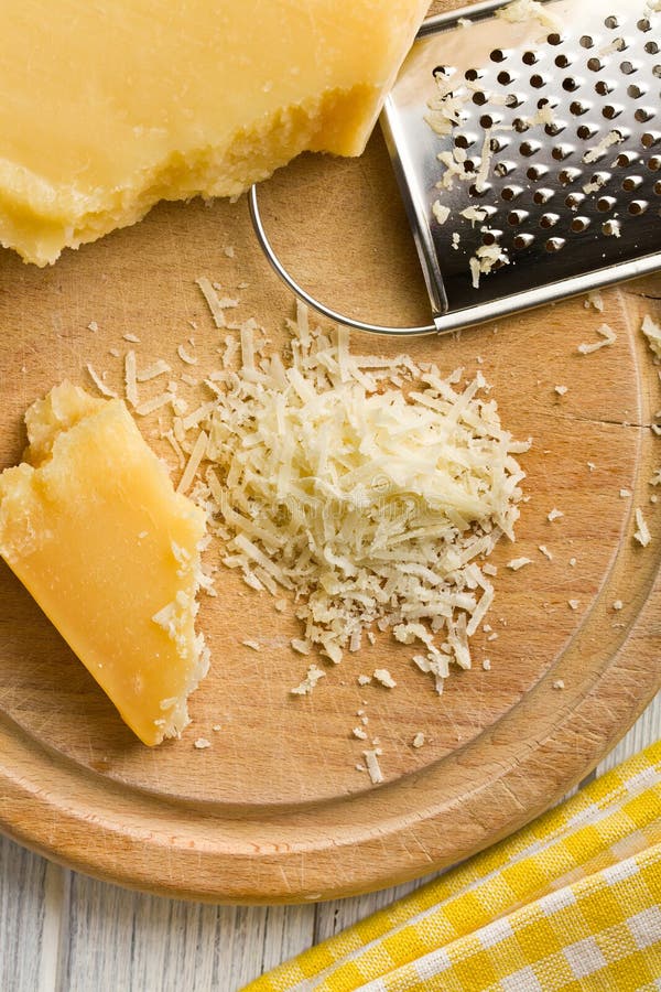 Formaggio a Pasta Dura Italiano Fotografia Stock Immagine di