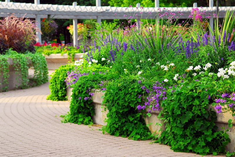 Formaler Garten stockfoto. Bild von landschafts, auslegung - 3012580
