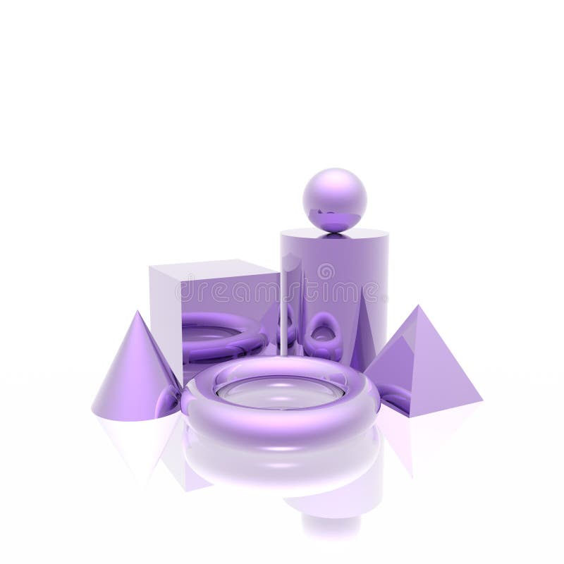 Formas simples ilustração do vetor