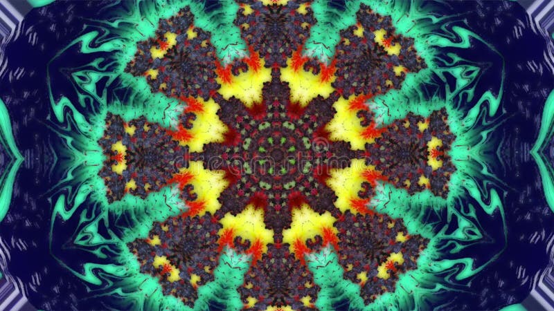 Format circular abstract fără sudură, format fractal 4k fără sudură vector illustration