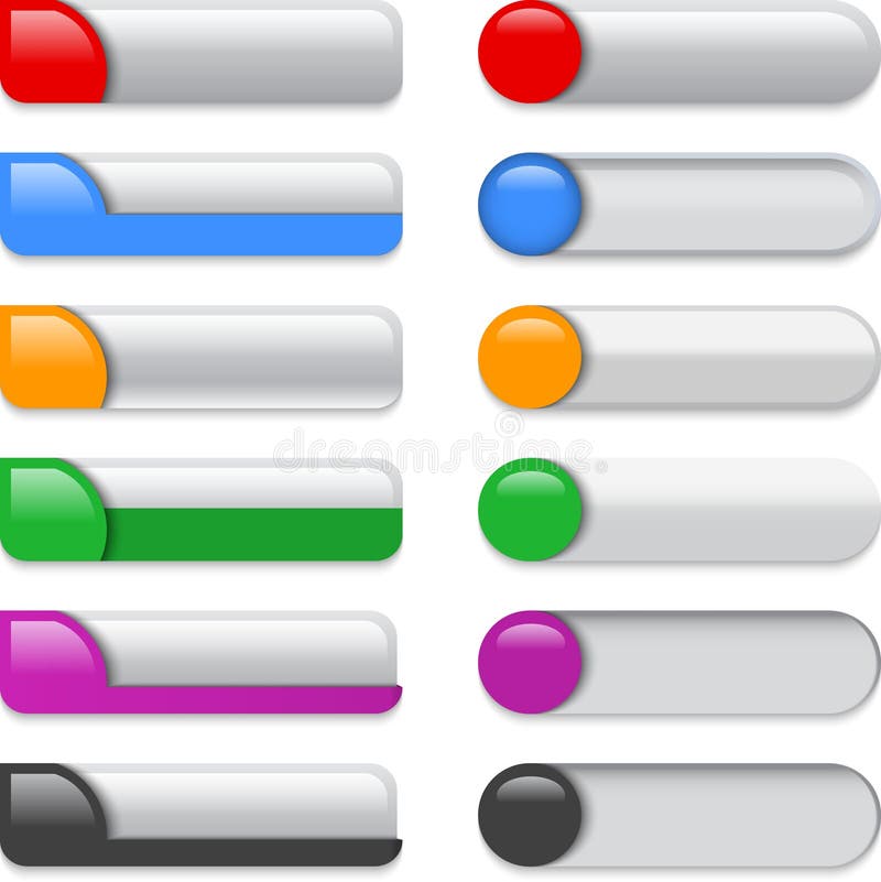 Formate colorate lucioase vector illustration
