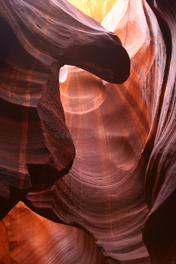 Formation in the upper antelope slot can stock photos