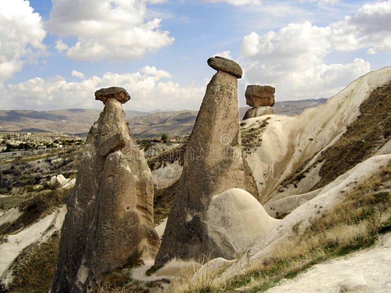 Formazioni rocciose in Cappadocia, Turchia