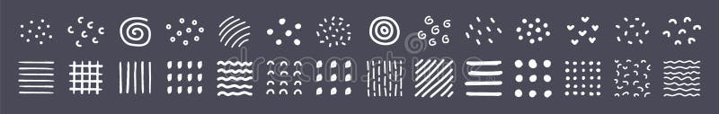 Forme astratte. memphis struttura elementi grafici retrò per il manifesto pubblicitario pubblicitario pubblicitario pubblicitario royalty illustrazione gratis