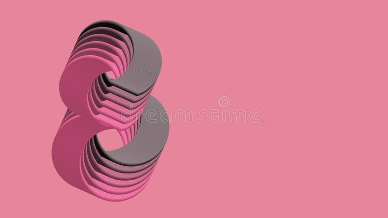 Forme de transition animée abstraite et espace de copie illustration stock