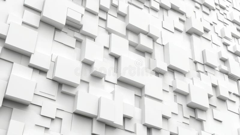 Forme geometrice în suprapunere albă pentru a forma un fundal abstract de design royalty free stock image