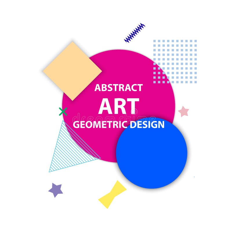 Forme geometriche di astrattismo illustrazione vettoriale Forme geometriche di astrattismo illustrazione vettoriale