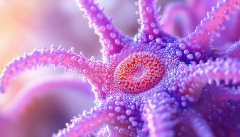 Forme microbiologiche astratte immagini stock
