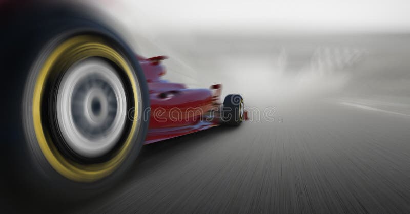 Formel 1-Autoschnellfahren