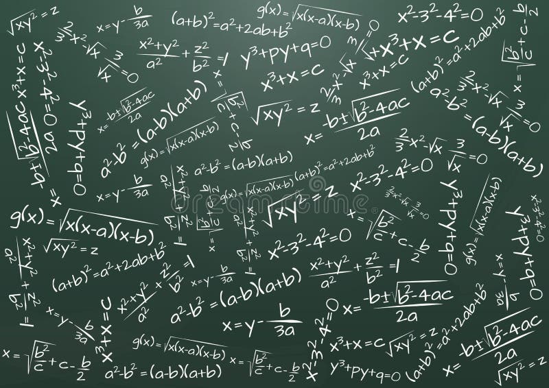 Formelmathe lizenzfreie abbildung Formelmathe lizenzfreie abbildung