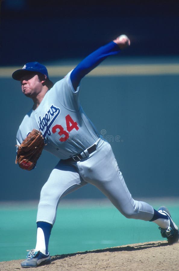 Fernando Valenzuela Los Angeles Dodgers Editorial Stock Image - Image of  windup, star: 74576654