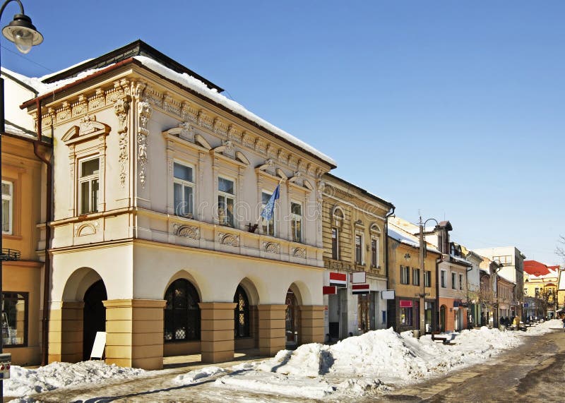 Former home of county government in Liptovsky Mikulas. Slovakia