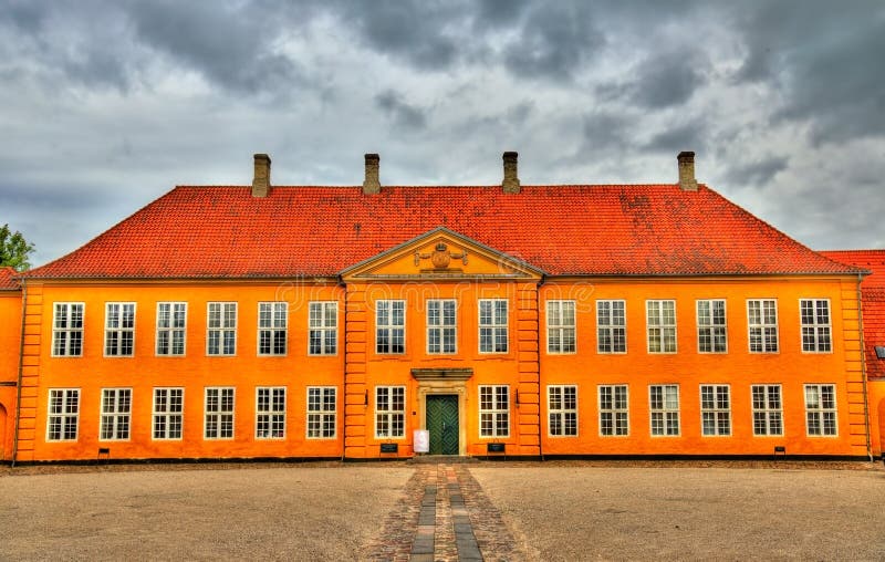 Former Royal Mansion, now Contemporary Art Museum in Roskilde, Denmark