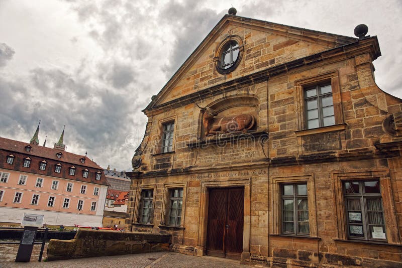 Former slaughter house in Bamberg Germany royalty free stock photography Former slaughter house in Bamberg Germany royalty free stock photography