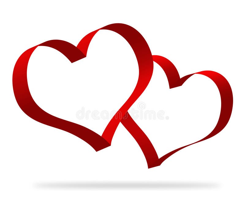 formes du coeur 3d illustration de vecteur formes du coeur 3d illustration de vecteur