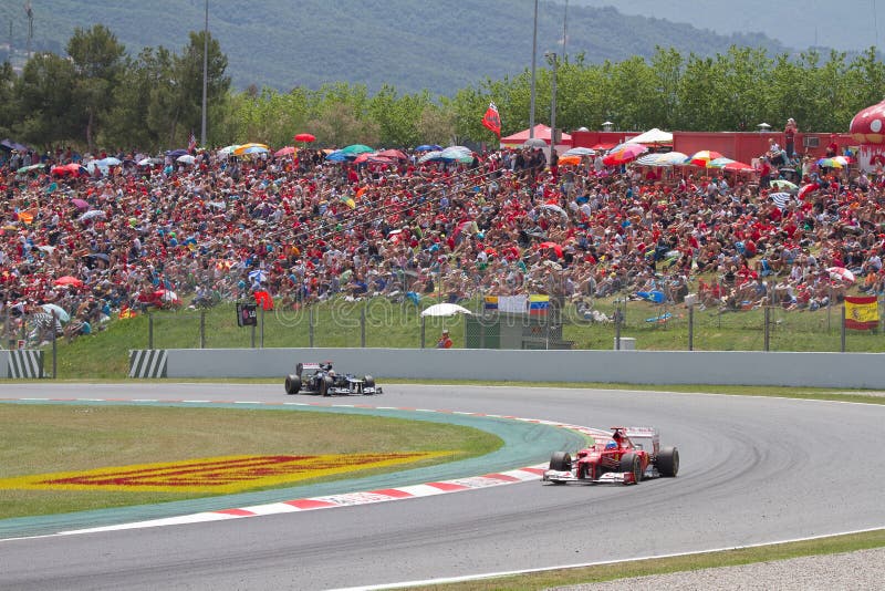 Formula 1 Grand Prix editorial image. Image of catalonia - 24840065