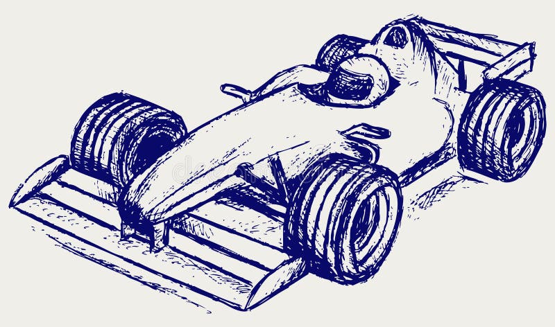 Formula 1 race stock illustration Formula 1 race stock illustration