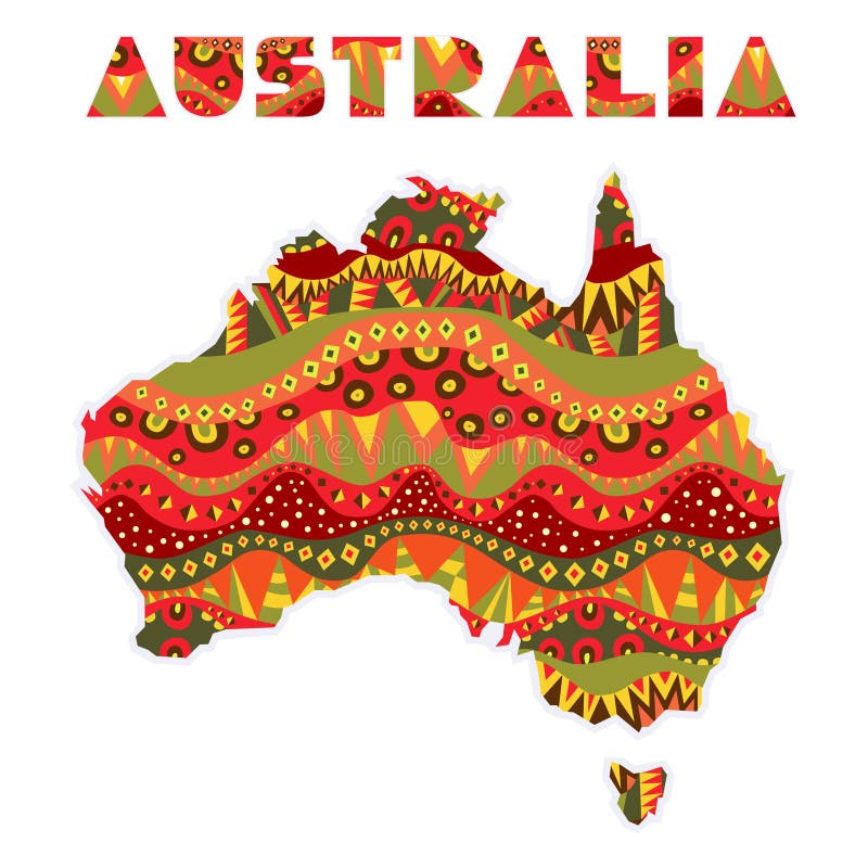Formulata Australia Continente con titolo artistico