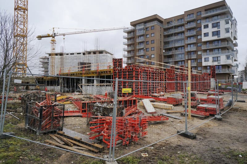 Formwork and scaffolding systems. stock photos Formwork and scaffolding systems. stock photos
