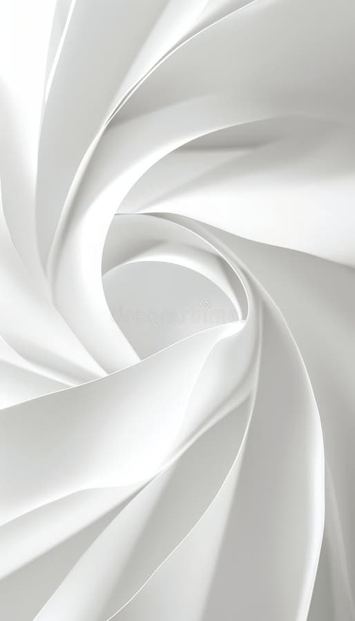 Formă Geometrică Minimalistă Abstractă A Fundalului Alb Ondulat Cu Textură Moale Și Elegantă stock illustration