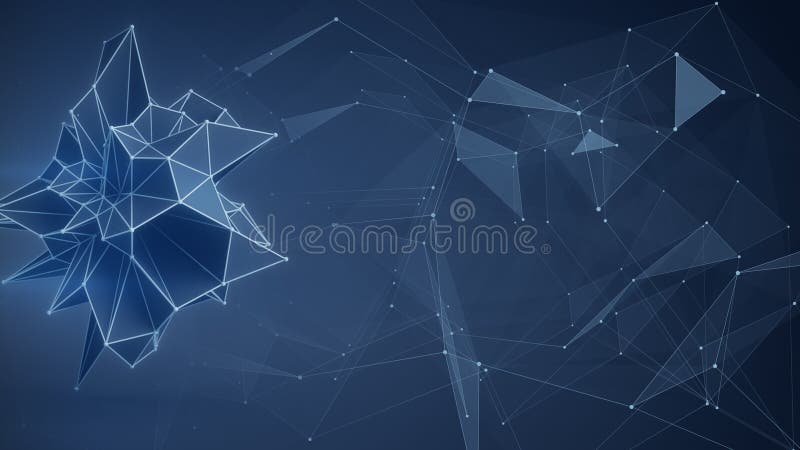 Formă rețea futuristă. royalty free illustration