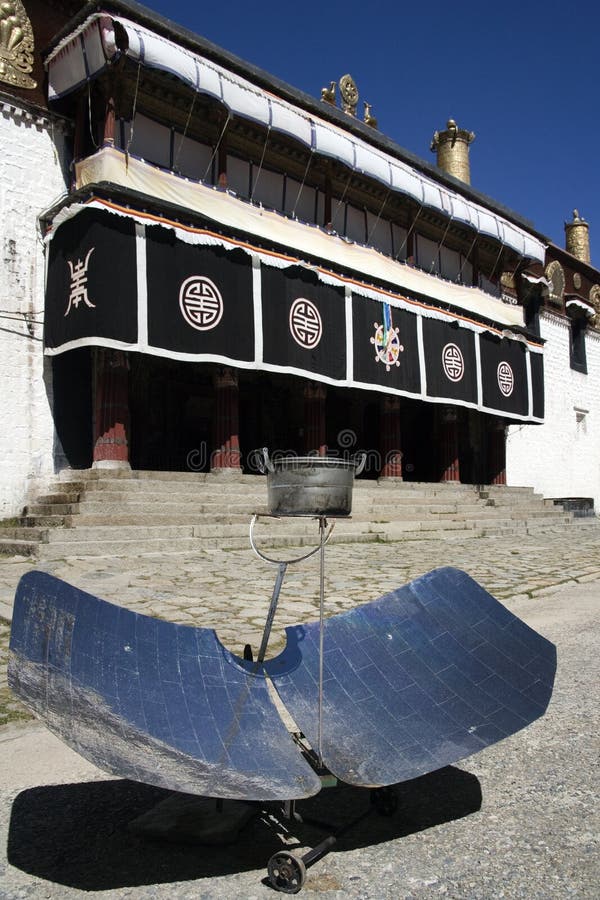 Fornello solare - Tibet