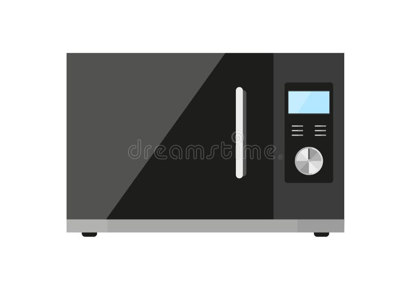 Microwave oven cooking warming glass black flat. Fast cooking automatic timer display button control mode baking equipment kitchen pro household simplification smart home appliance phone isolated. Microwave oven cooking warming glass black flat. Fast cooking automatic timer display button control mode baking equipment kitchen pro household simplification smart home appliance phone isolated