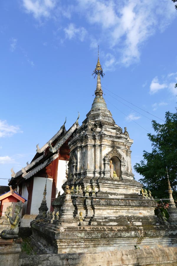 Forntida buddistisk pagodmonument arkivfoto Forntida buddistisk pagodmonument arkivfoto