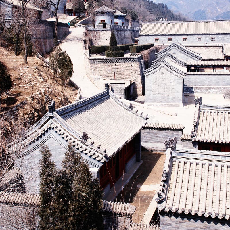 Forntida kinesisk stenby (Beijing, Kina) royaltyfri bild Forntida kinesisk stenby (Beijing, Kina) royaltyfri bild