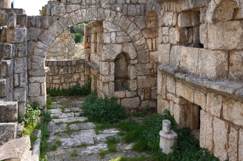 Forntida lebanon necropolisdäck