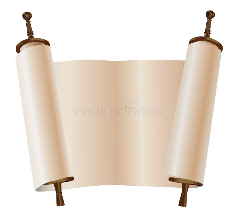 Forntida scrolls vektor illustrationer