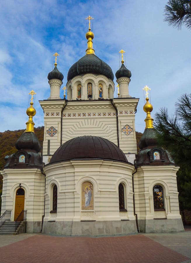 Foros Church near Baidarsky Pass in Crimea