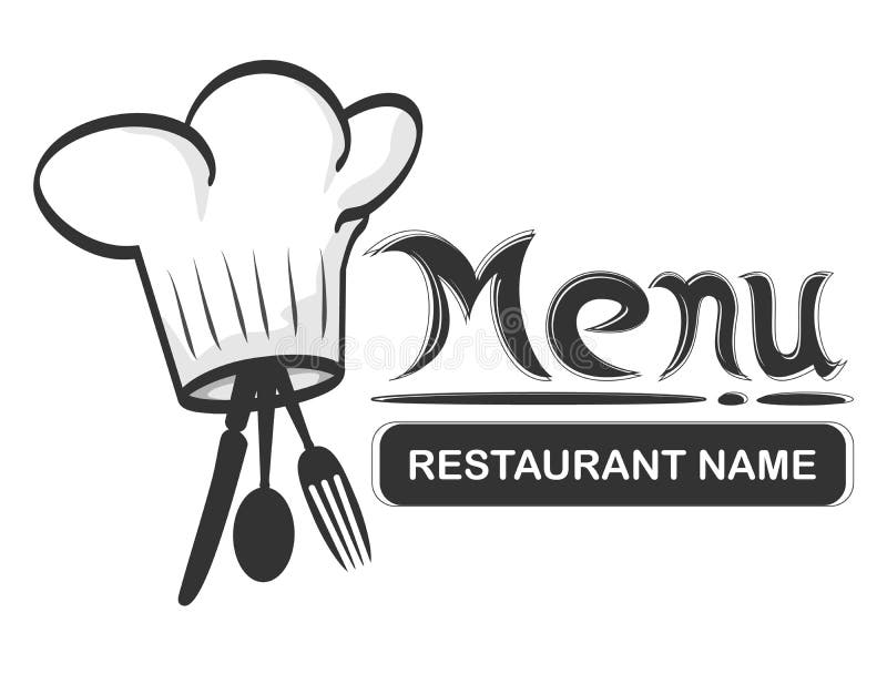 Forquilha do logotipo do restaurante ilustração do vetor Forquilha do logotipo do restaurante ilustração do vetor