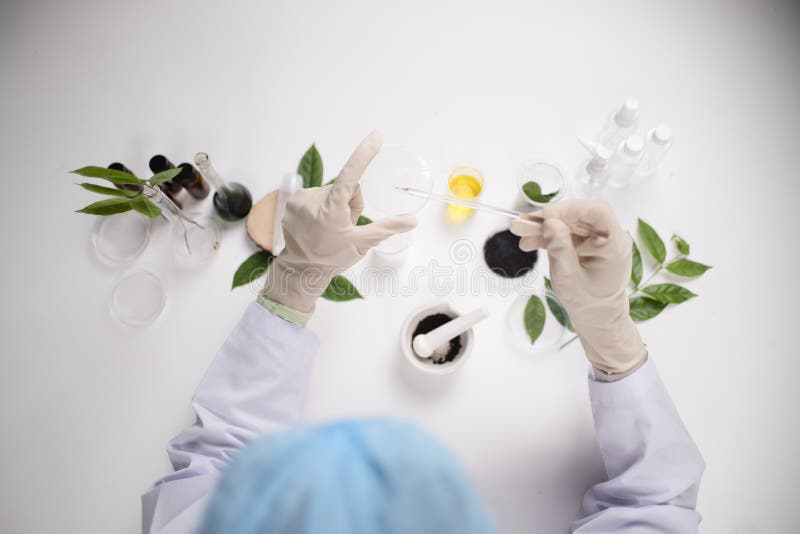 forskarehälsovård som arbetar i vetenskaperna om olika organismers beskaffenhetlaboratorium Youn fotografering för bildbyråer forskarehälsovård som arbetar i vetenskaperna om olika organismers beskaffenhetlaboratorium Youn fotografering för bildbyråer