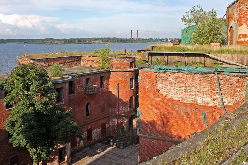 Fort Alexander I. Oder PestFort in Russland Redaktionelles Stockfoto