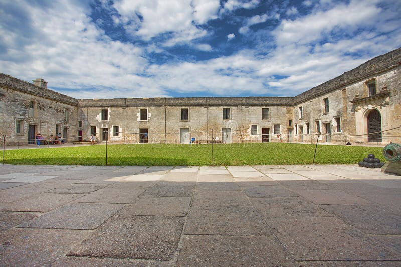 Fort Castillo, St Augustine, Florida stockbilder Fort Castillo, St Augustine, Florida stockbilder