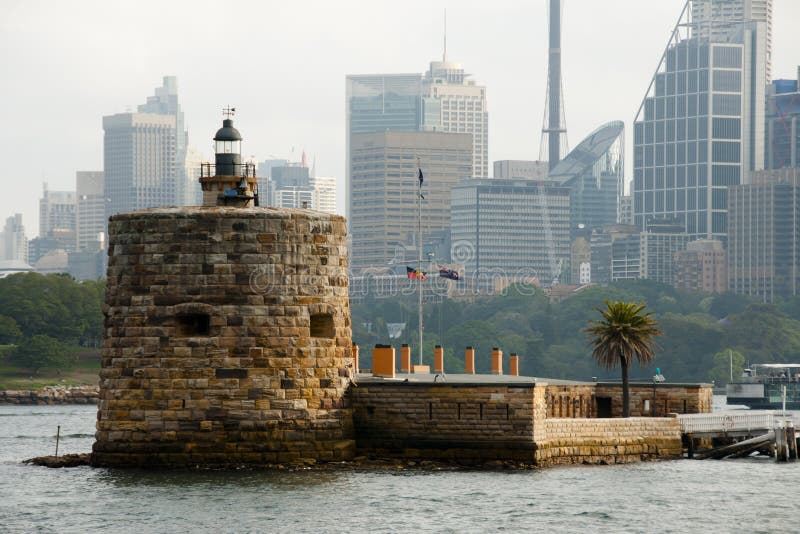Fort Denison stock photo. Image of australia, architecture 116984714