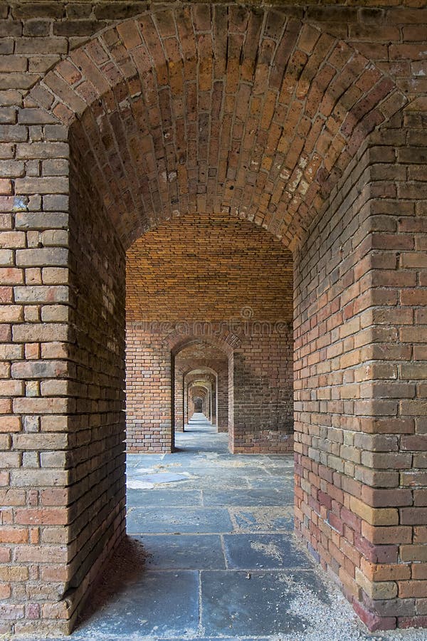 Fort Jefferson Upstairs Archways of Front Side 5