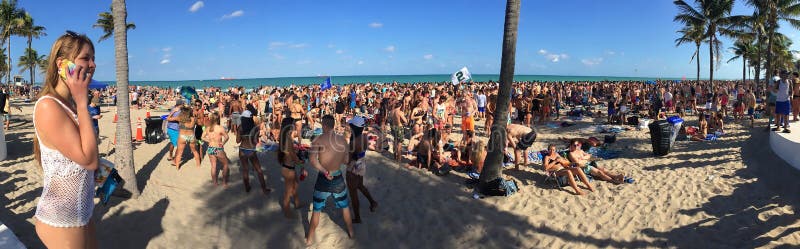Spring Break on Fort Lauderdale Beach, `Where the Boys Are.` stock photos Spring Break on Fort Lauderdale Beach, `Where the Boys Are.` stock photos