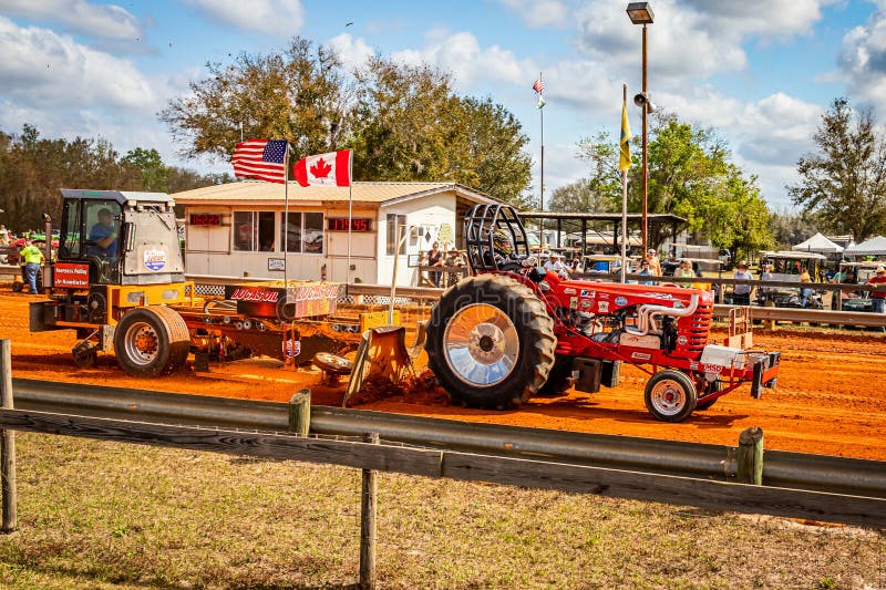 Custom Massey Harris 44 Tractor Puller Editorial Stock Image Image of