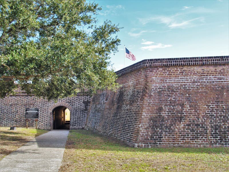Fort Moultrie redaktionell arkivfoto. Bild av lopp, kanoner 104611423