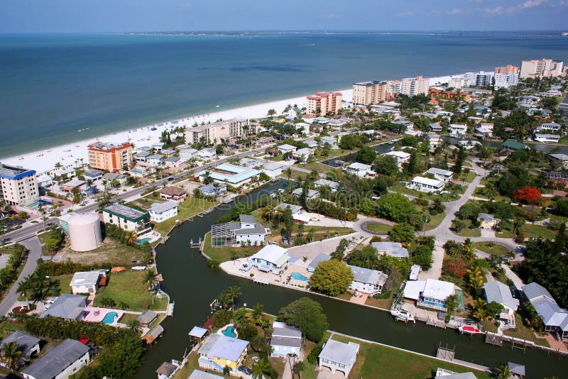 Fort Myers Beach before Hurricane Ian Stock Image Image of gulf