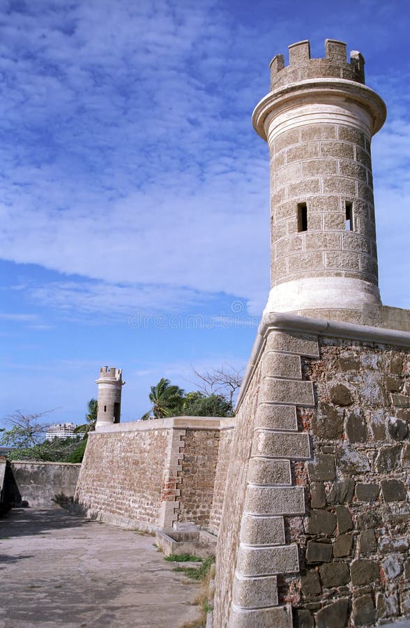 Fort, Pampatar, Venezuela stock photo