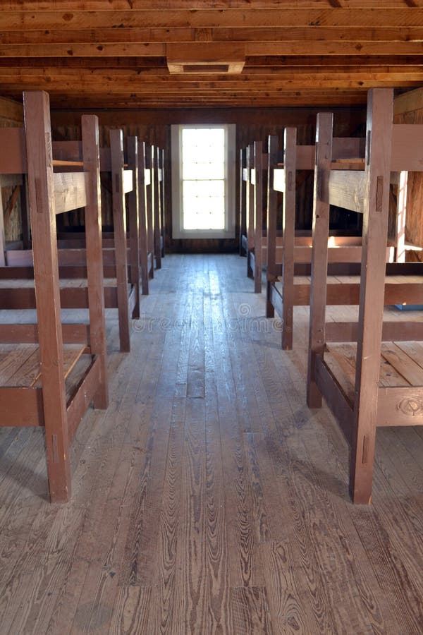 Fort Richardson Military Barracks photographie stock