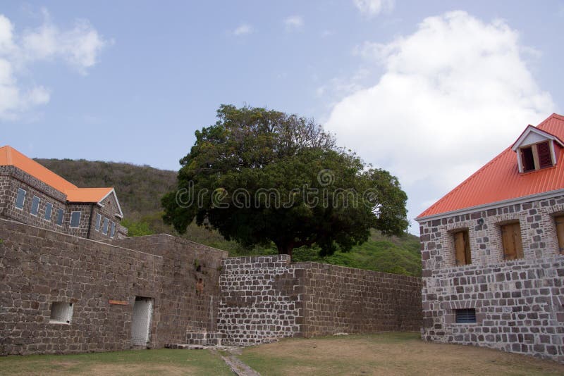 Fort Shirley in Portsmouth, Dominica, Lesser Antilles, Windward Islands, West Indies