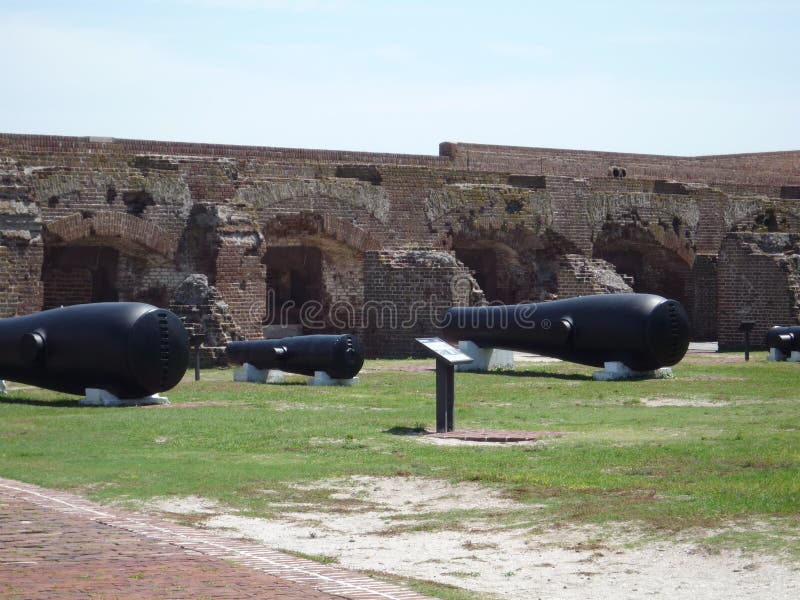 Fort Sumter Cannons royalty free stock photos Fort Sumter Cannons royalty free stock photos