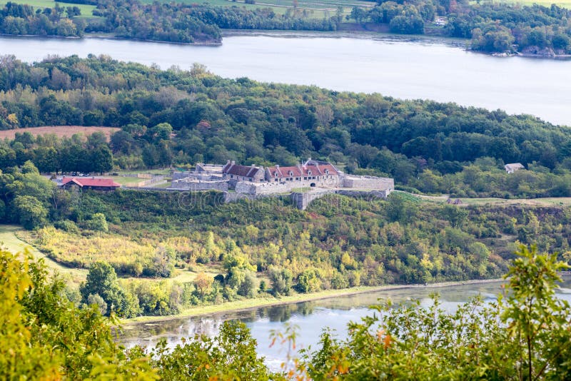 Fort Ticonderoga as viewed from Mount Defiance