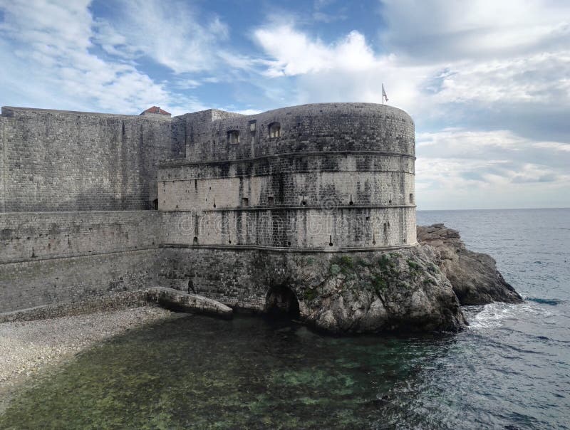 Fort w Dubrovnik, Chorwacja fotografia royalty free Fort w Dubrovnik, Chorwacja fotografia royalty free