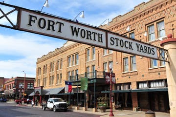 Fort Worth Stock Yards stock photo. Image of cowgirls - 7933730
