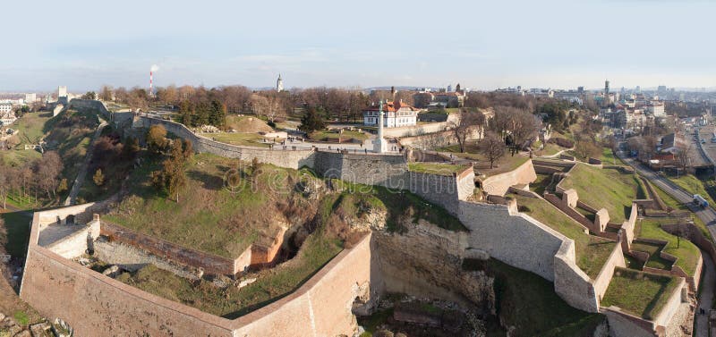 Fortaleza de Belgrado, vista aérea